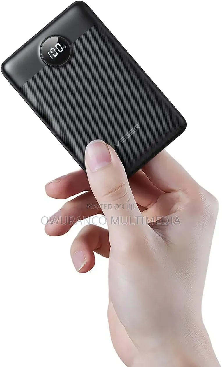 VT103 Power Bank 10000mAh LED Display Dual USB Fast Kumasi