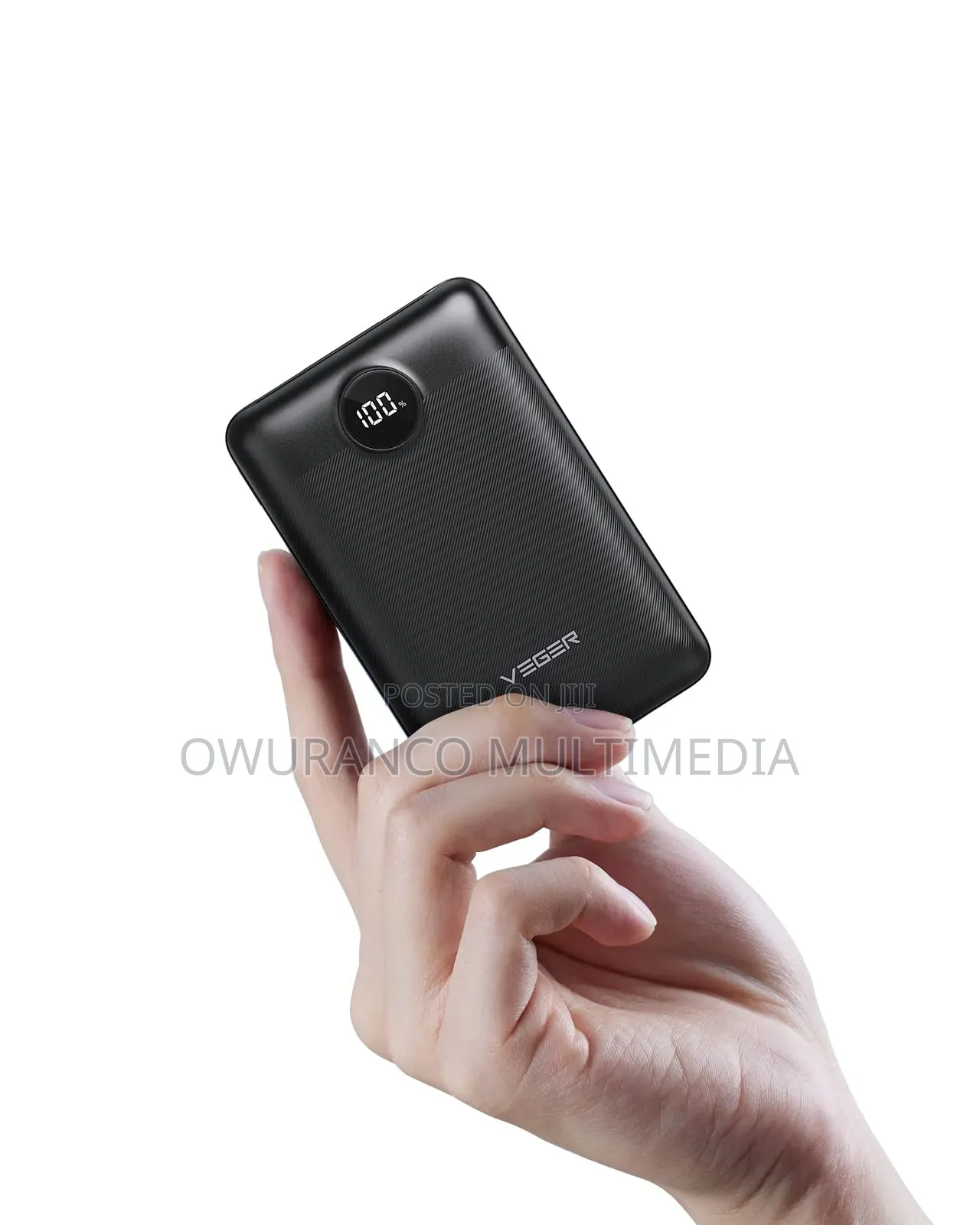 VT103 Power Bank 10000mAh LED Display Dual USB Fast Kumasi