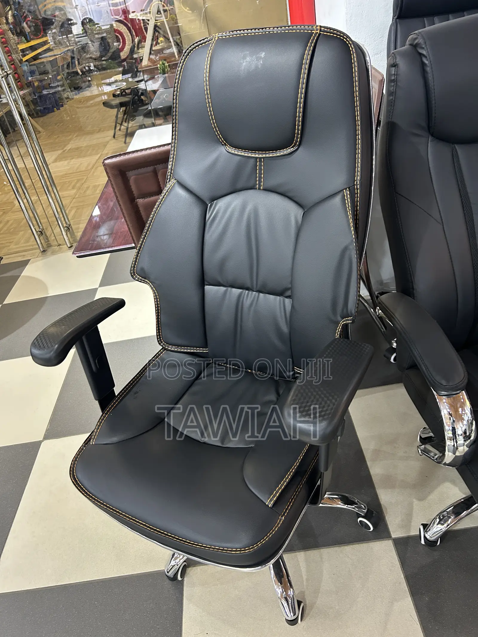 Economic Vegan High Leather Office Chair