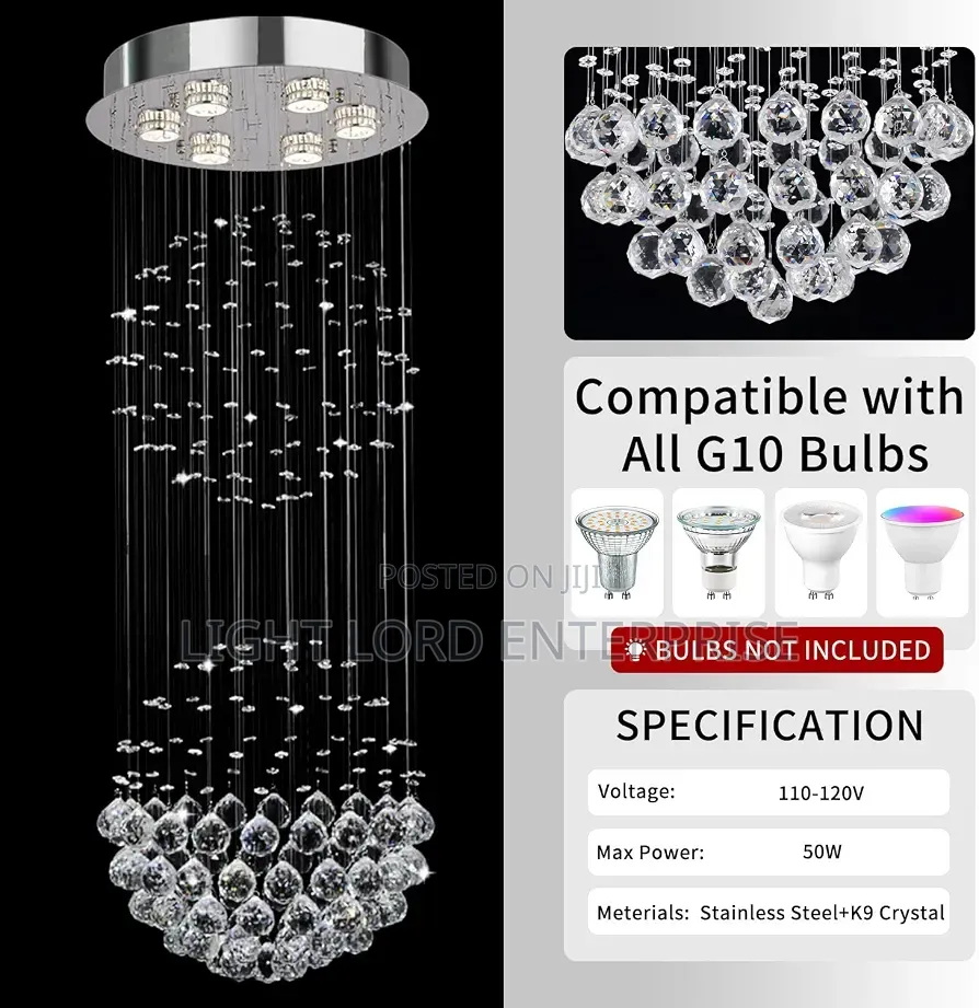 52Cm /6feet Led Chandelier Light