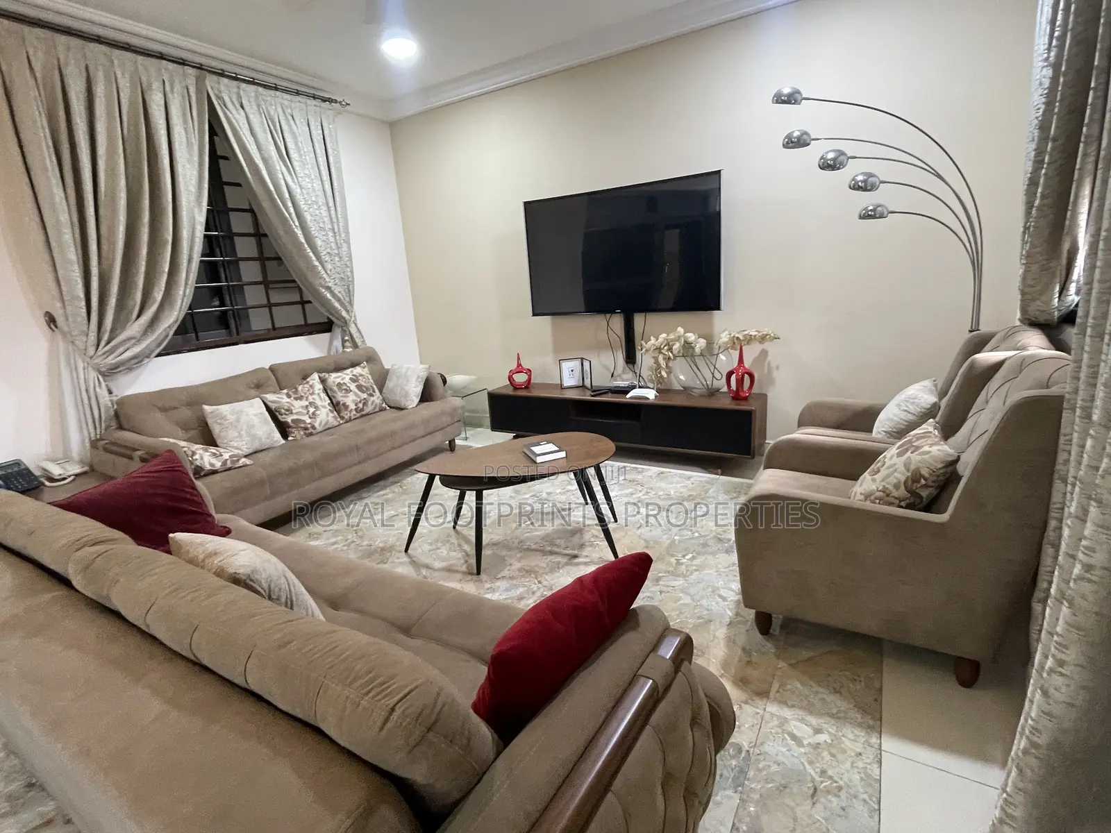 Furnished 3bdrm Apartment in Royal Footprints, Greater Accra for rent