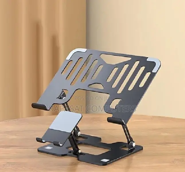 Laptop Stand With Phone Holder