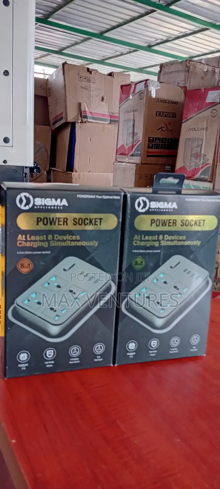 Sigma 8-in-1 Power Socket for Multiple Device Charging Power Extension