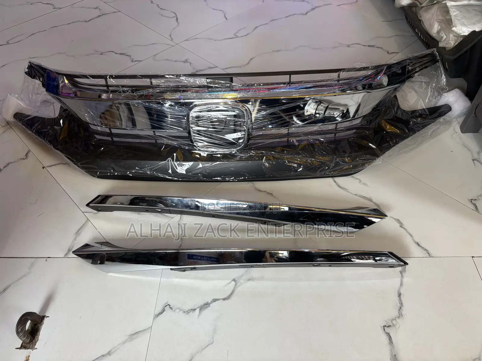 Honda Civic 2017-2019 Front Grille With Headlight Chrome