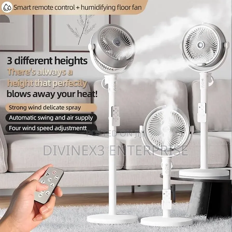 Circulation Cooling Humidifying Floor Fan