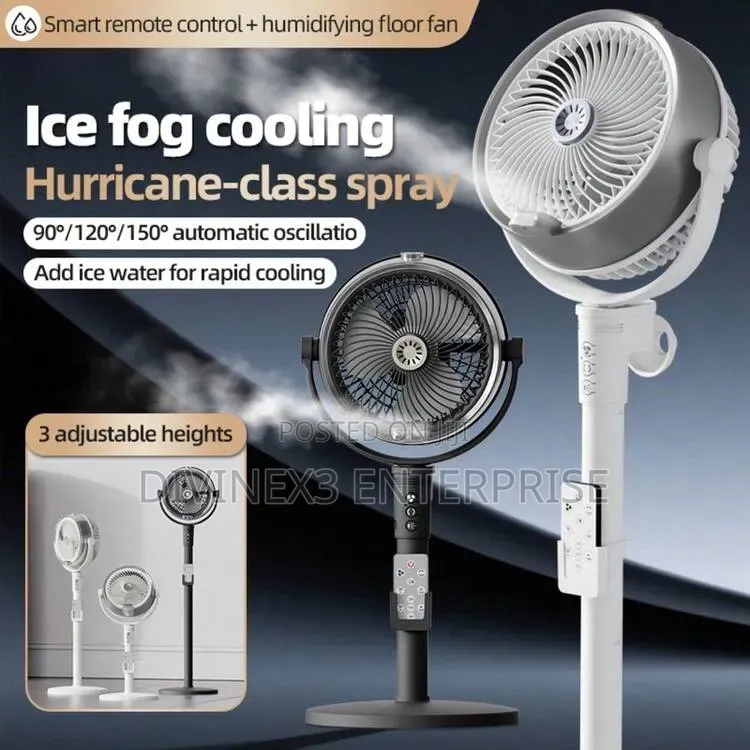 Circulation Cooling Humidifying Floor Fan