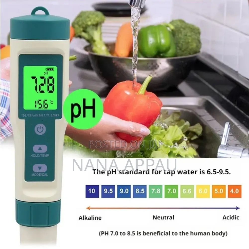 8-in-1 Multi-Parameter Water Quality Tester