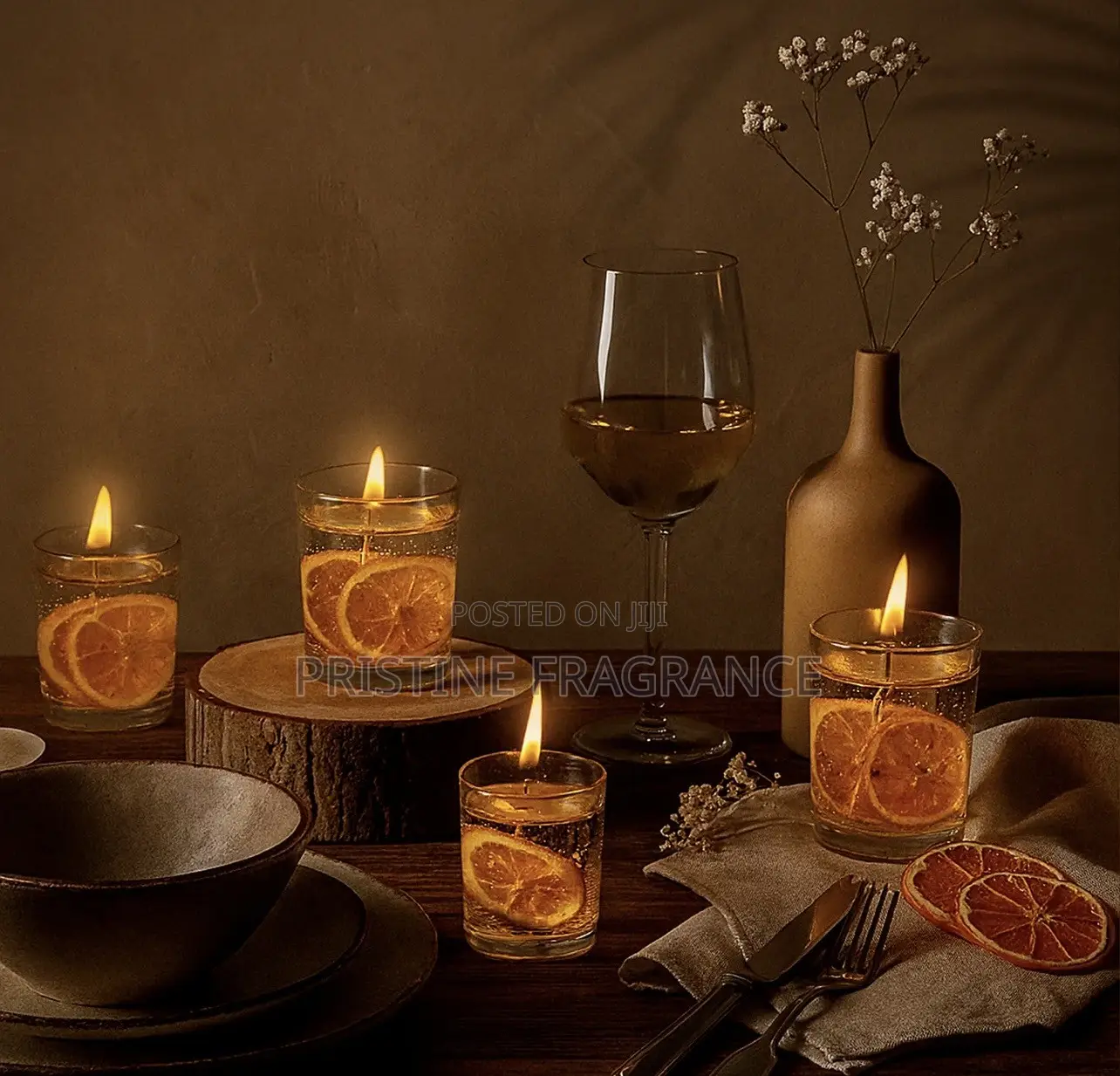 Marriot Hotel Scented Dried Bloom Candle