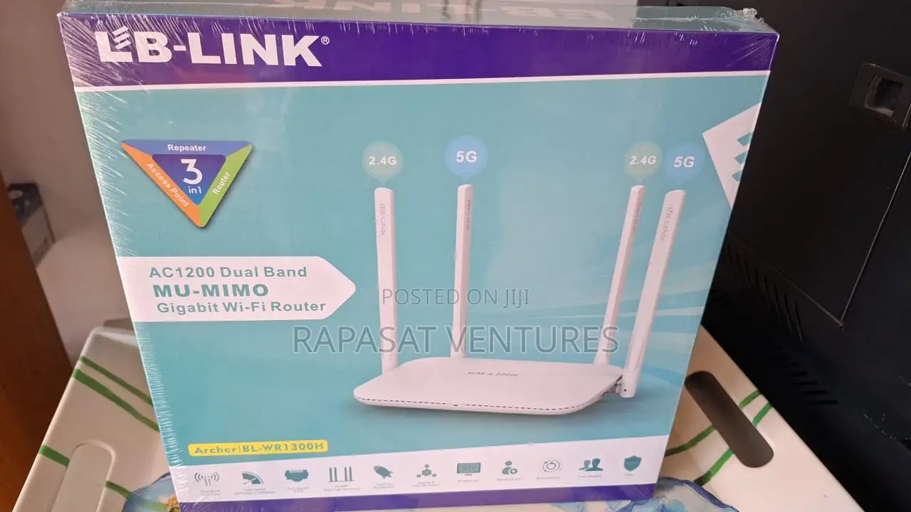 Lb-Link Ac1200 Dual Band Mu-Mimo Gigabit Wi-Fi Router Bl-Wr1300h