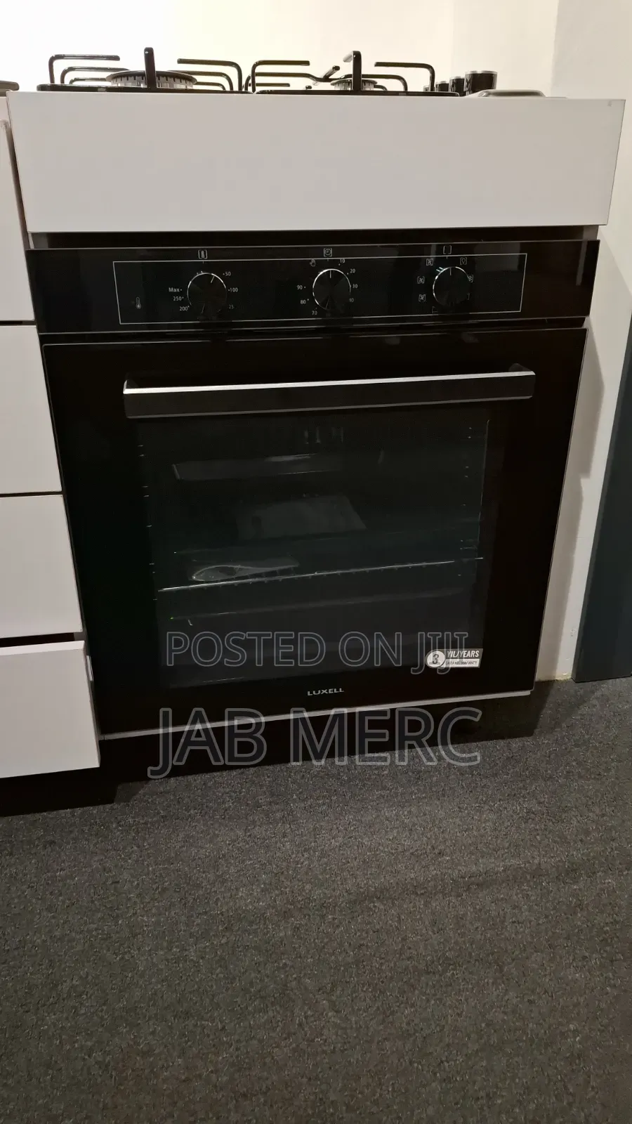 Oven and Microwave All Black Built in Integrated