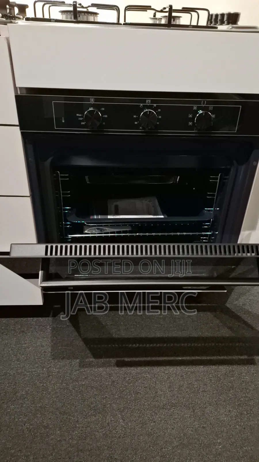 Oven and Microwave All Black Built in Integrated