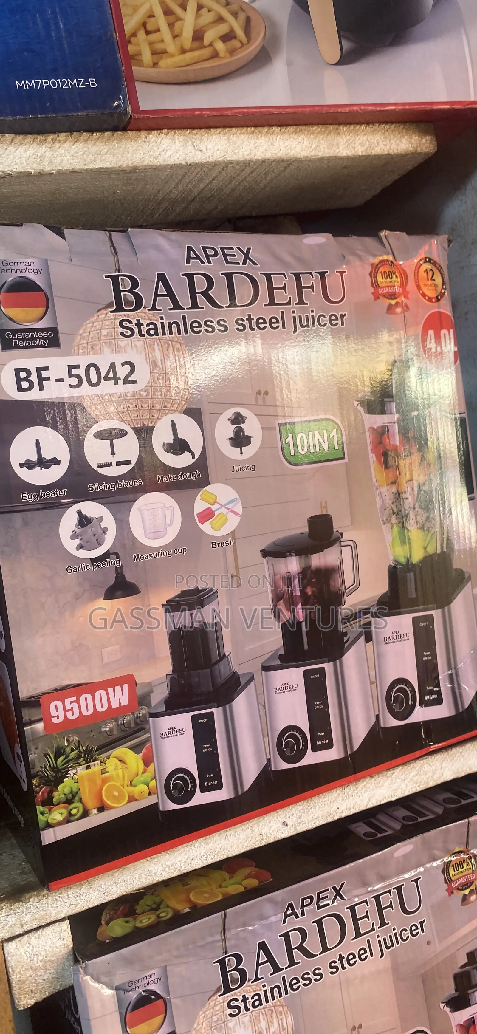 Bardefu 10 in 1 Commercial Blender