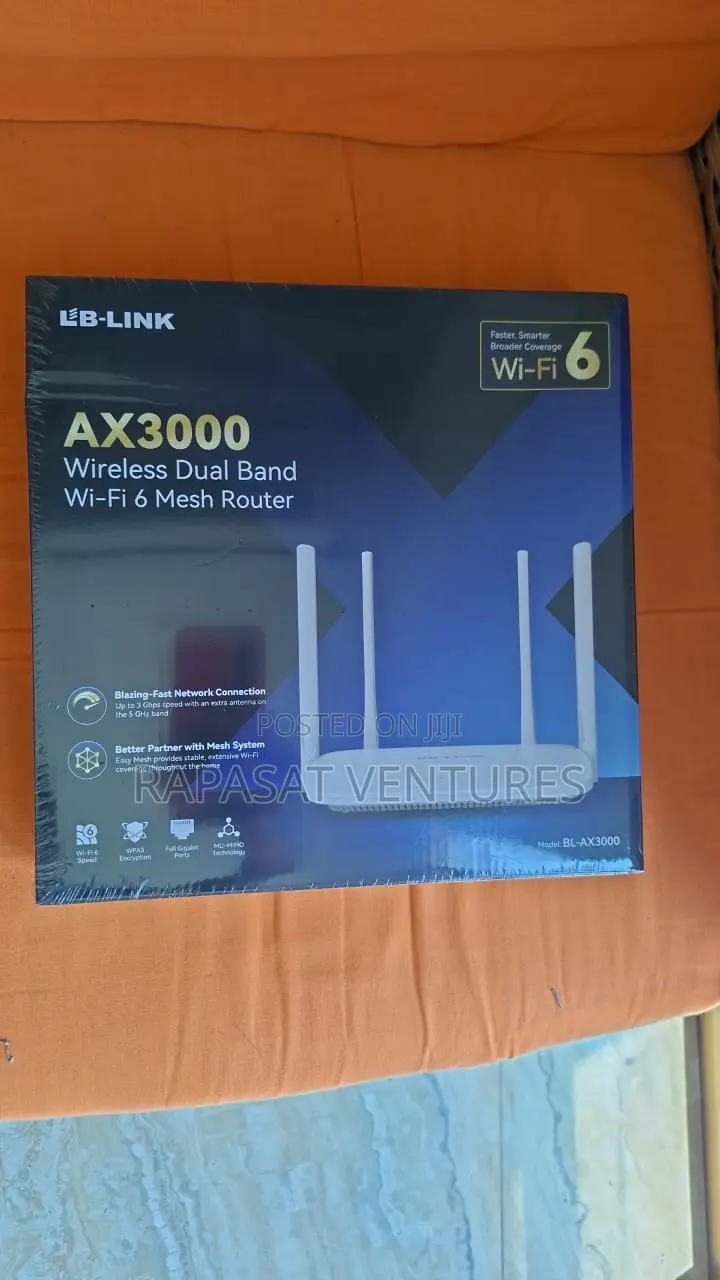 Lb-Link Ax3000 Wireless Dual Band Wi-Fi 6 Mesh Router Bl-Ax3000