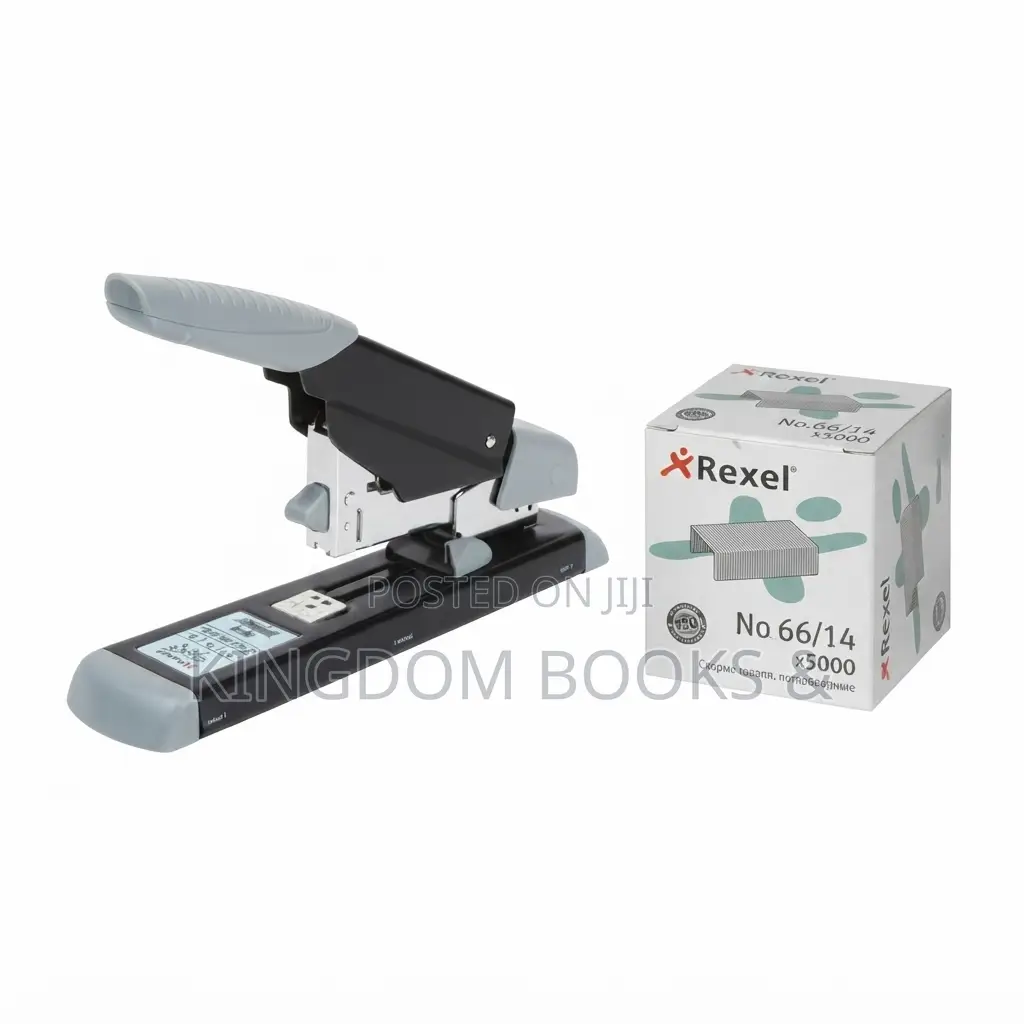 Rexel Giant Heavy Duty 100-Sheet Stapler - Black/Grey