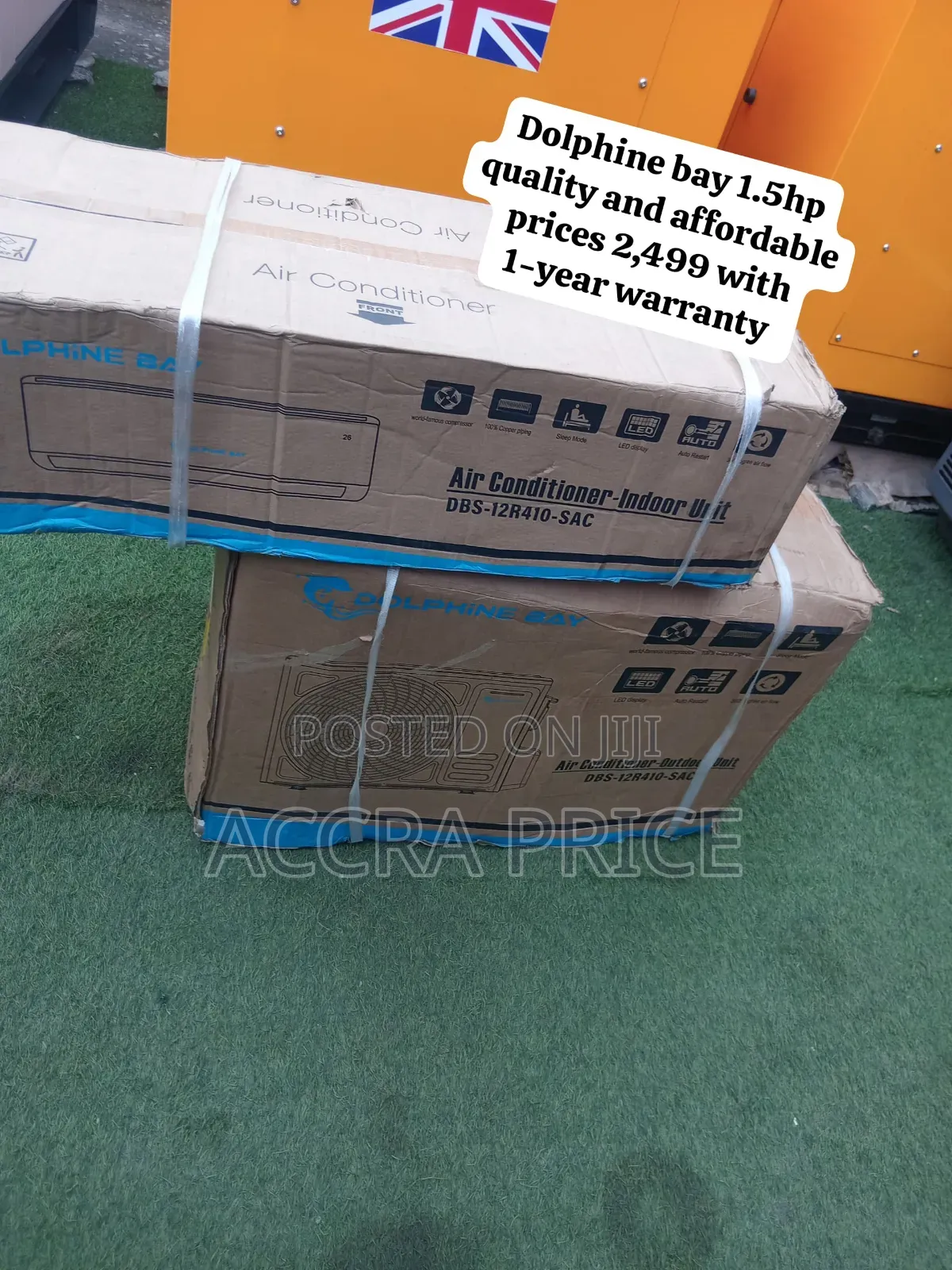 Dolphine Bay 1.5HP AC – Brand New, Strong Cooling Durable Split Air