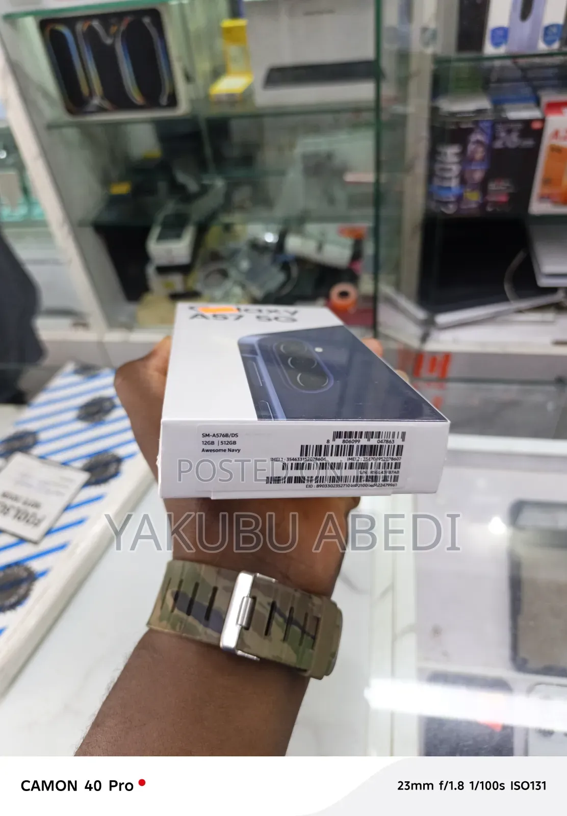 New Samsung Galaxy A57 256 GB Black