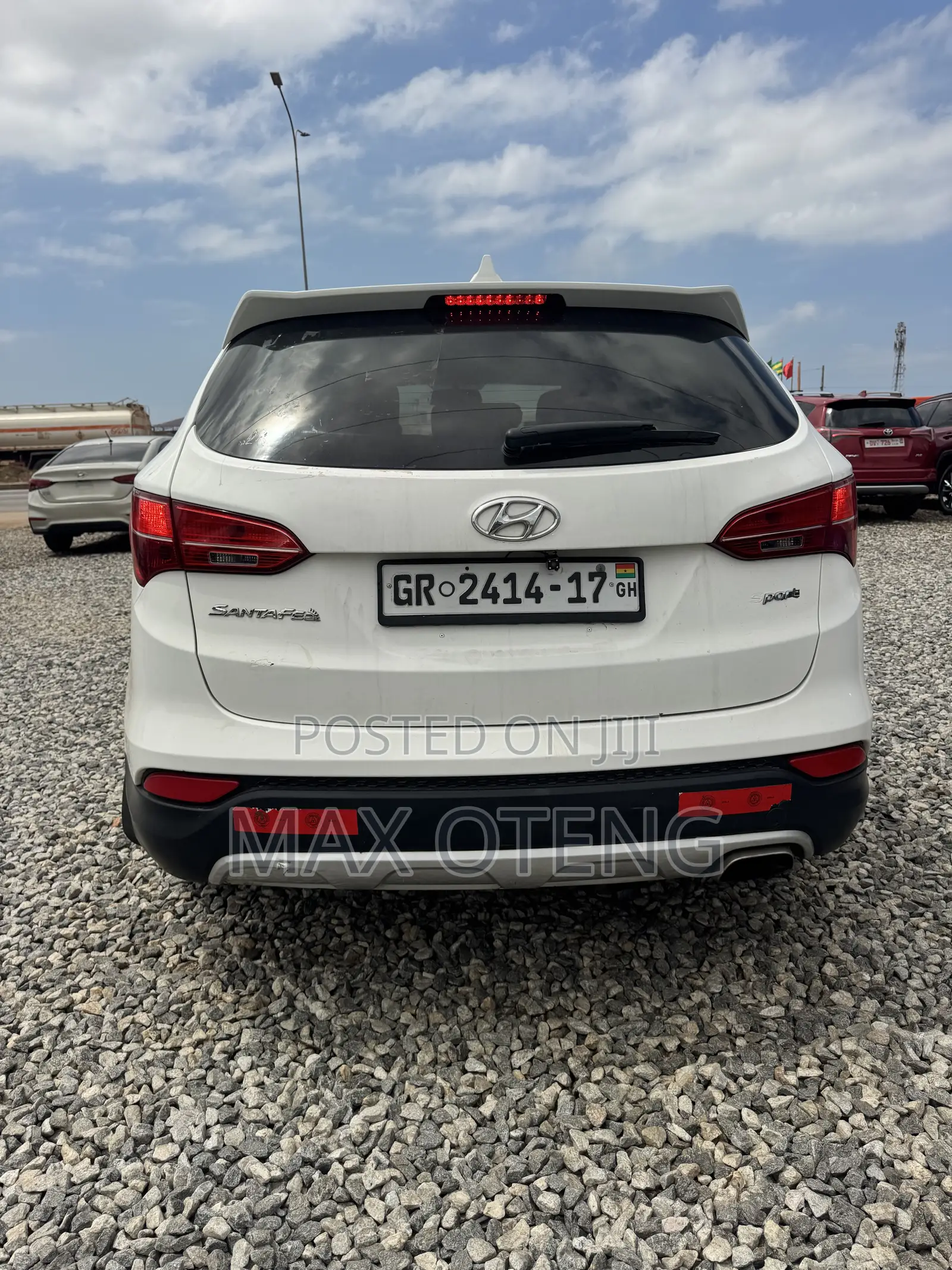 Hyundai Santa Fe Limited 4dr SUV (3.3L 6cyl 6A) 2014 White