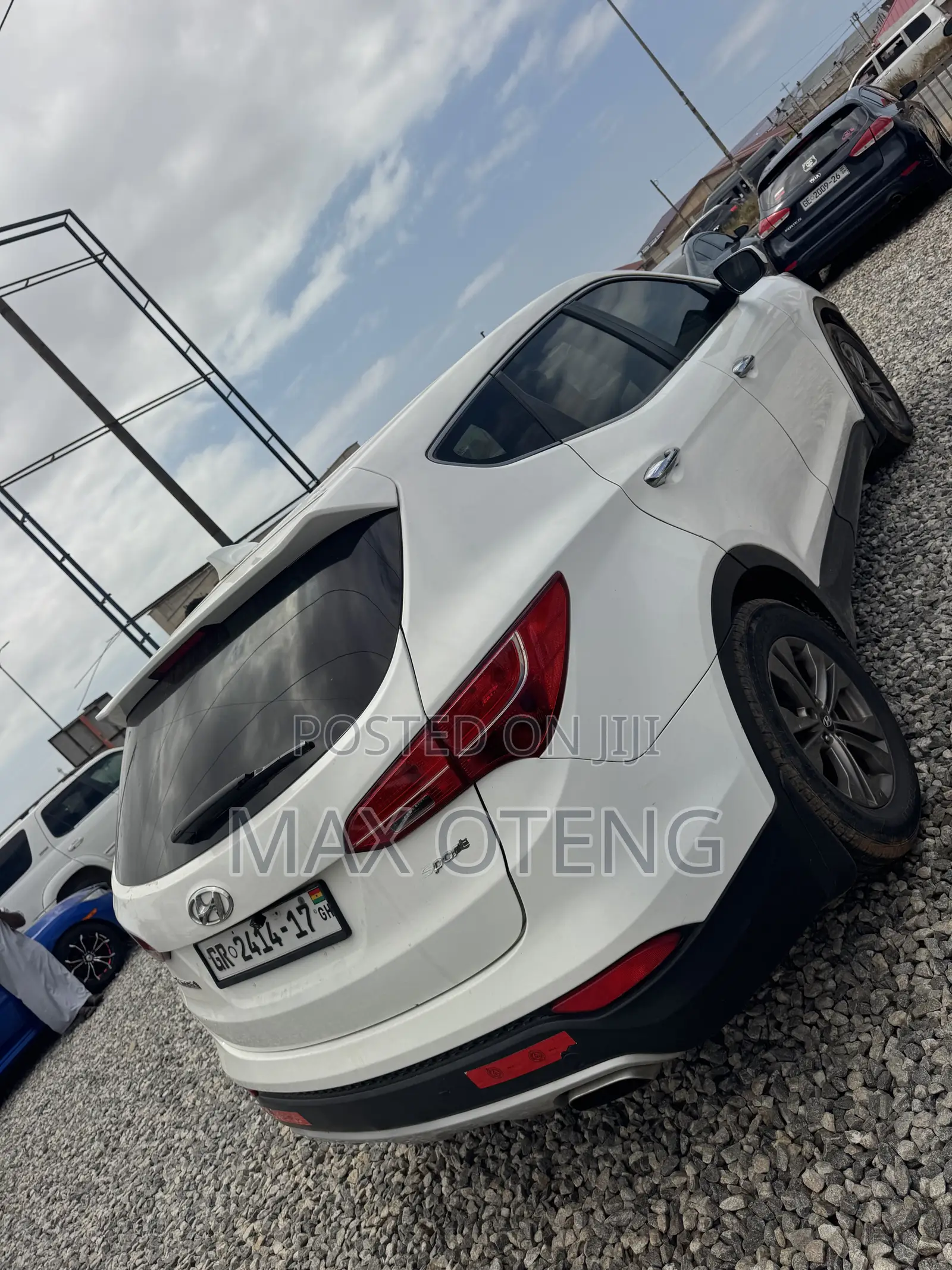 Hyundai Santa Fe Limited 4dr SUV (3.3L 6cyl 6A) 2014 White
