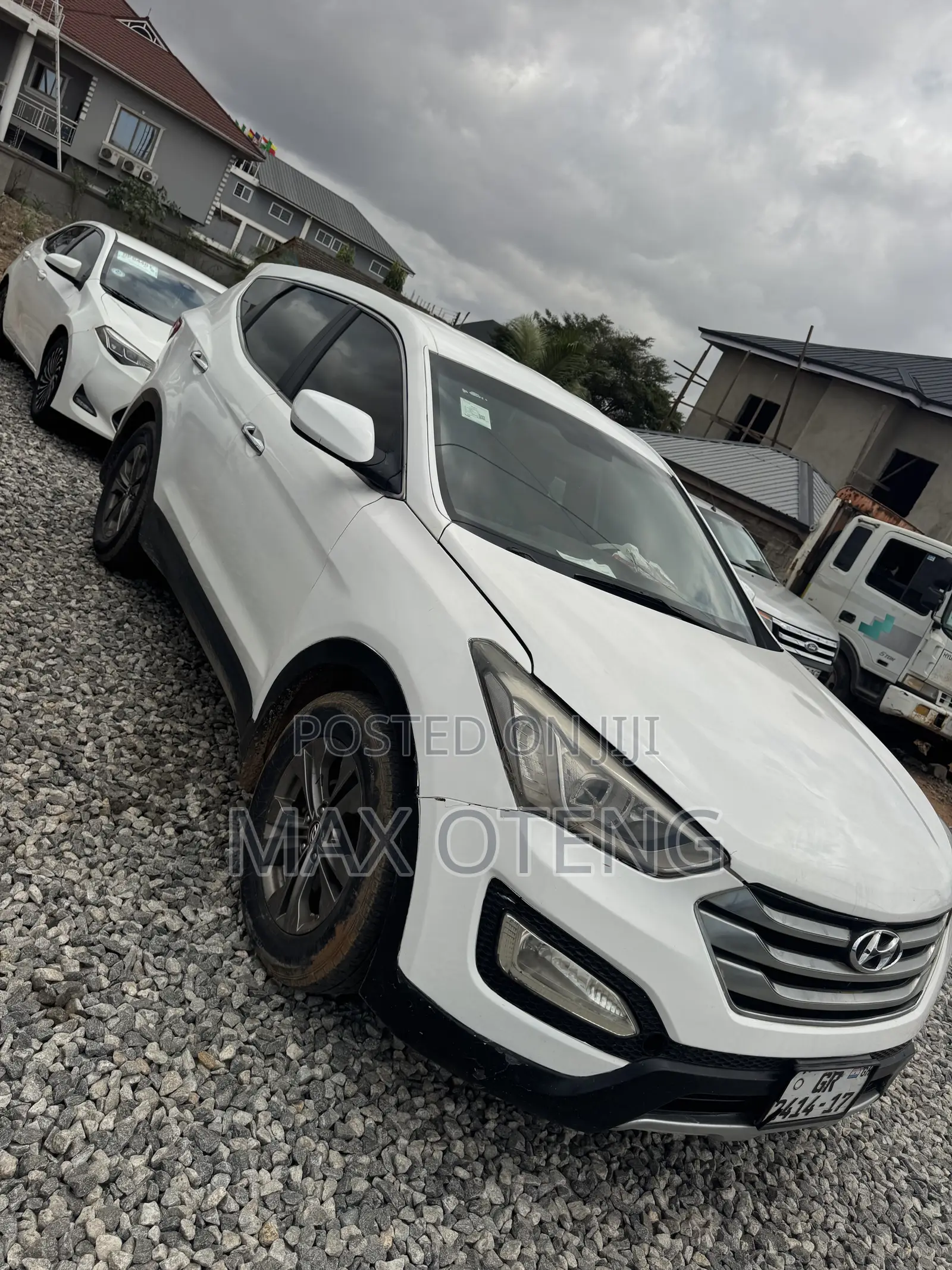 Hyundai Santa Fe Limited 4dr SUV (3.3L 6cyl 6A) 2014 White