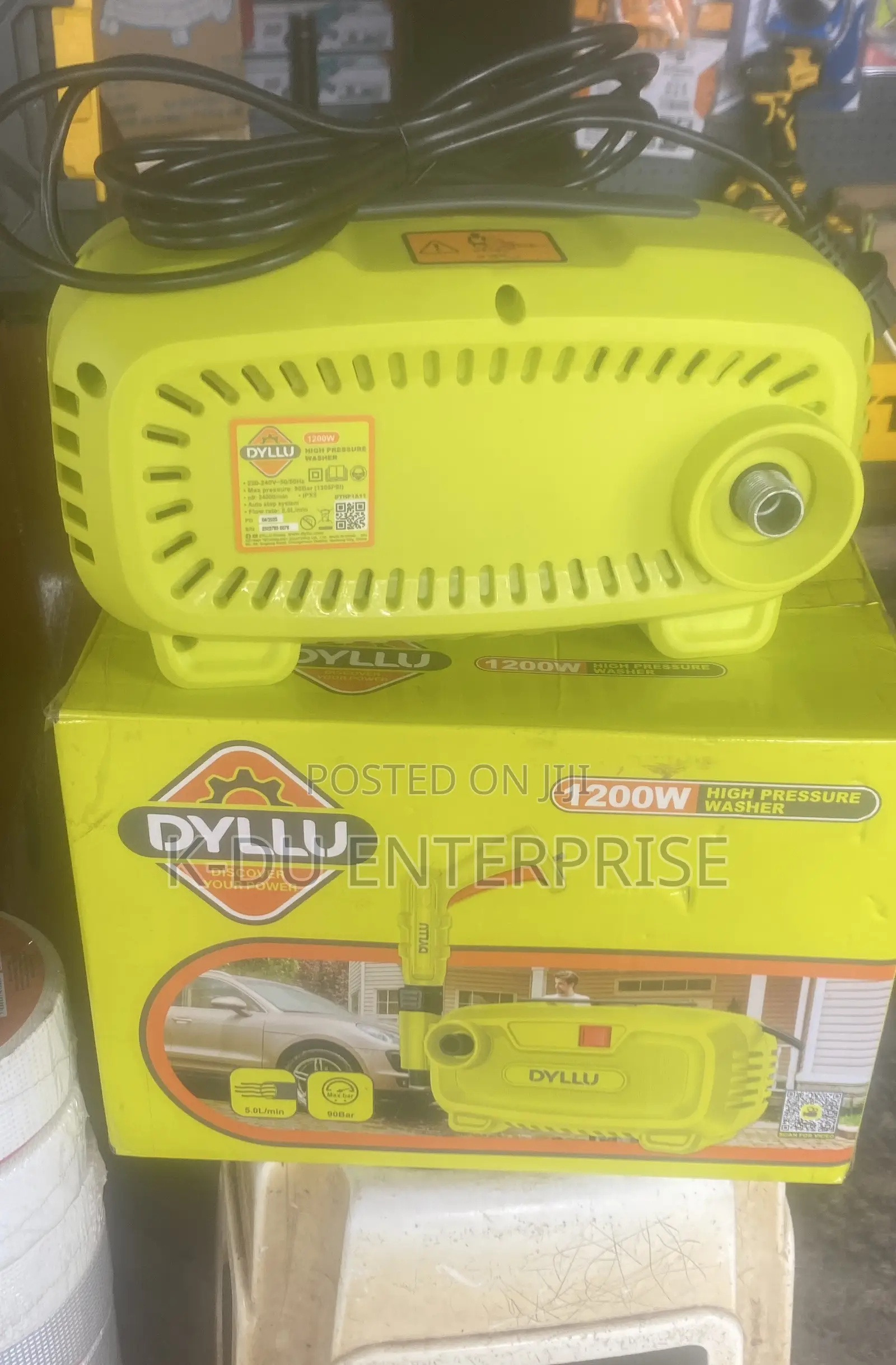 1200W Pressure Washer (Dyllu)