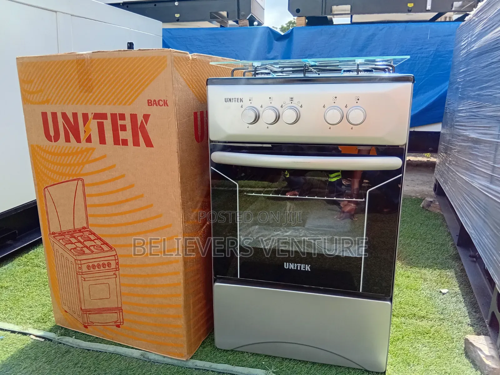 Unitex 4 Burner Gas Cooker – Made for Busy Kitchens