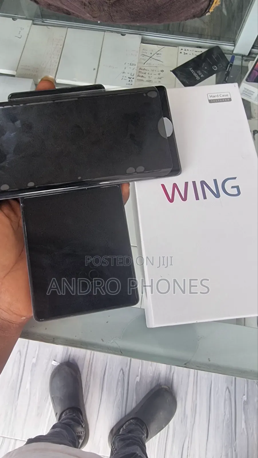New LG Wing 5G 256 GB Black