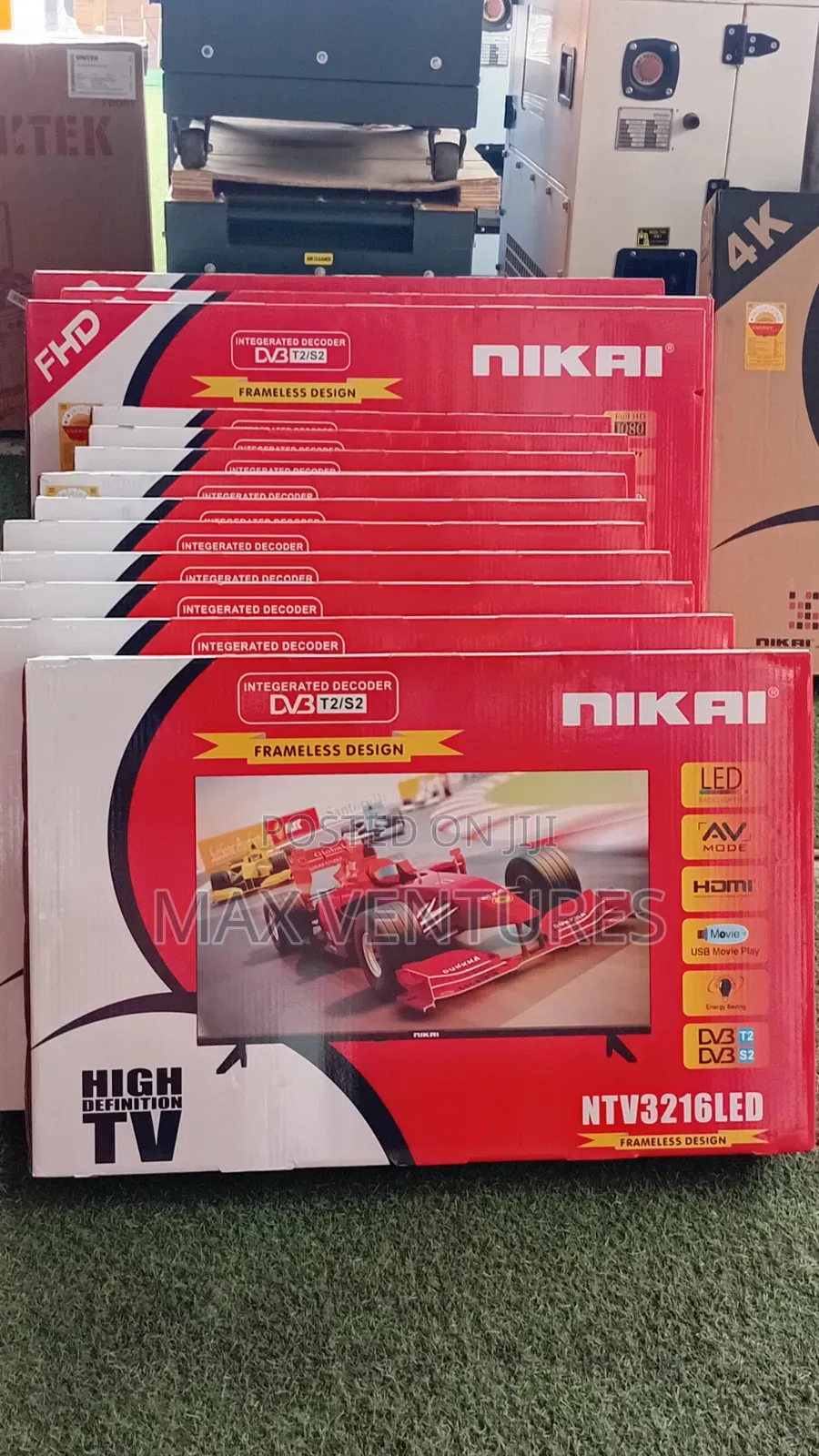 Nikai 32" Frameless LED TV | Full HD 1080P Decoder 32"TV