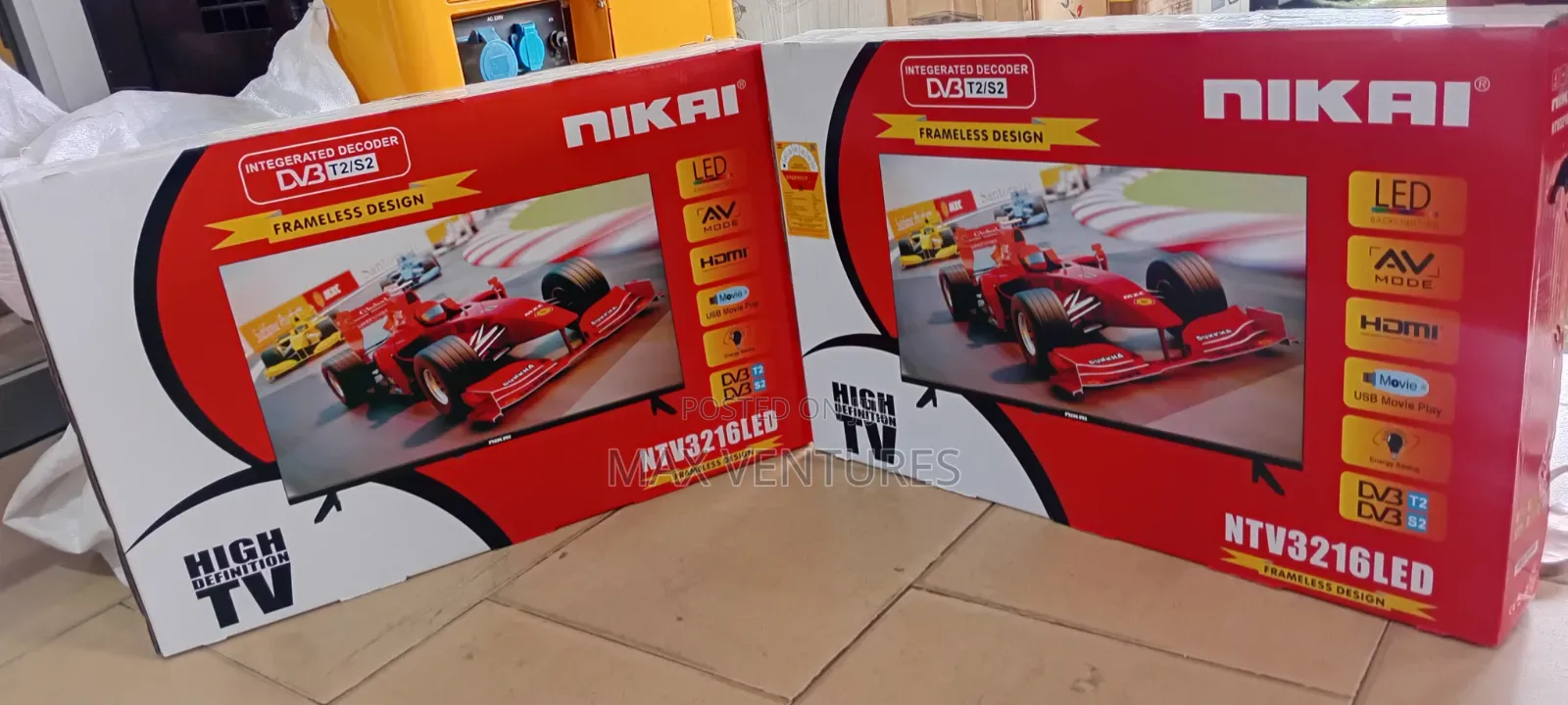 Nikai NTV3216LED 32" | Frameless HD TV With DVB TS/S2 Decoder