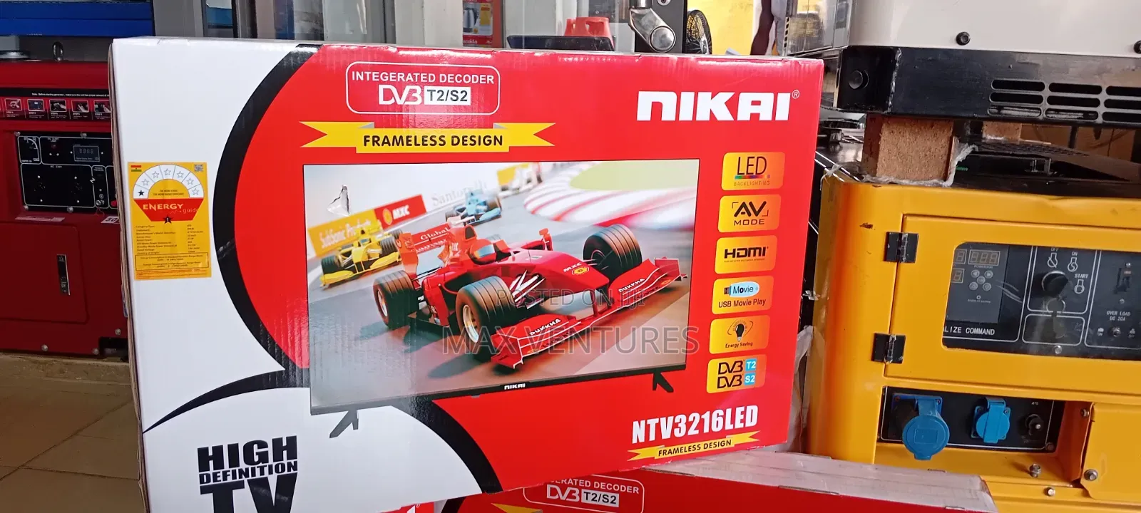 Nikai NTV3216LED 32" – Elegant Frameless HD Television 32"TV