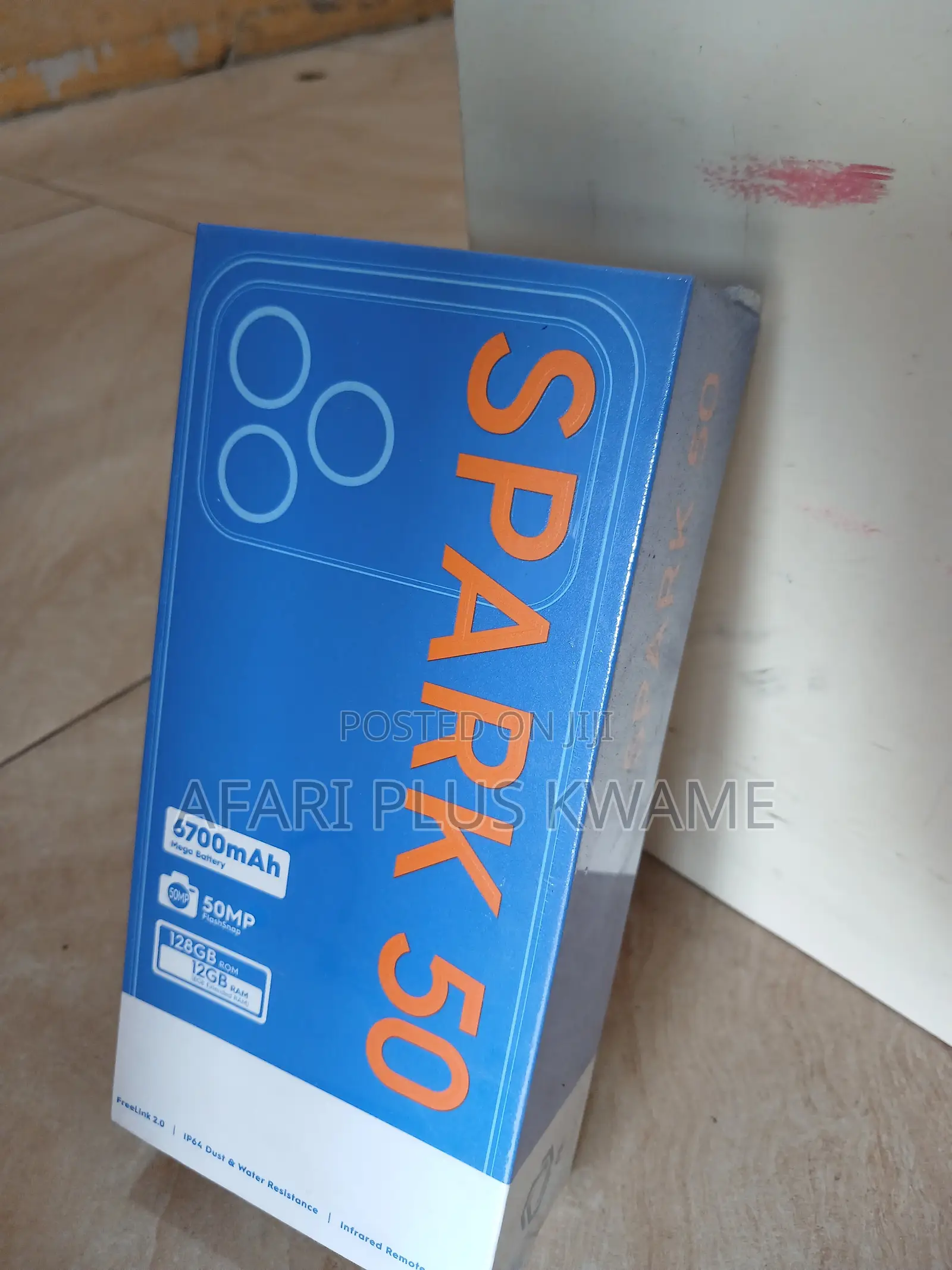New Tecno Spark 50 128 GB Black