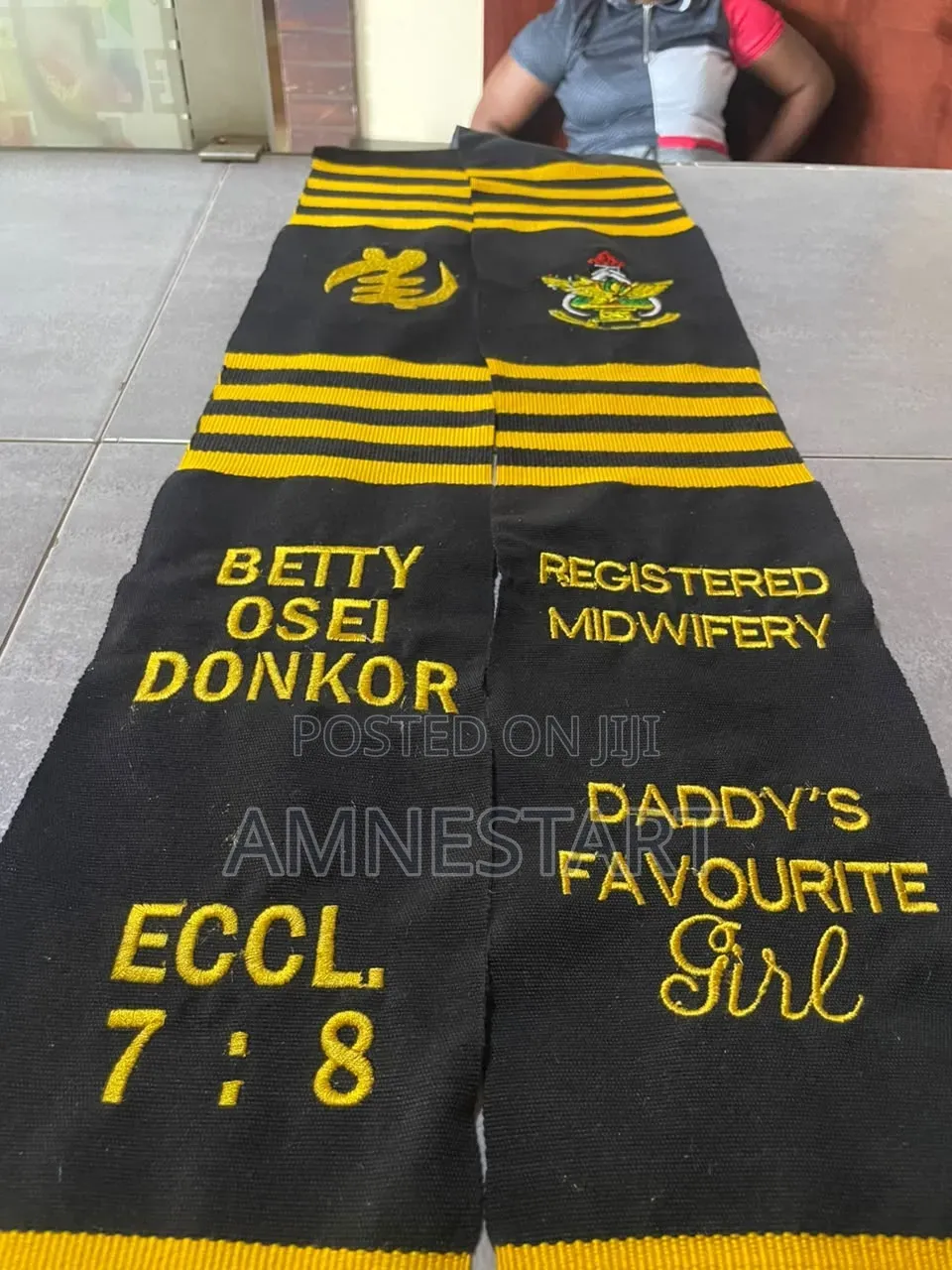 Sash Custom With Embroidery