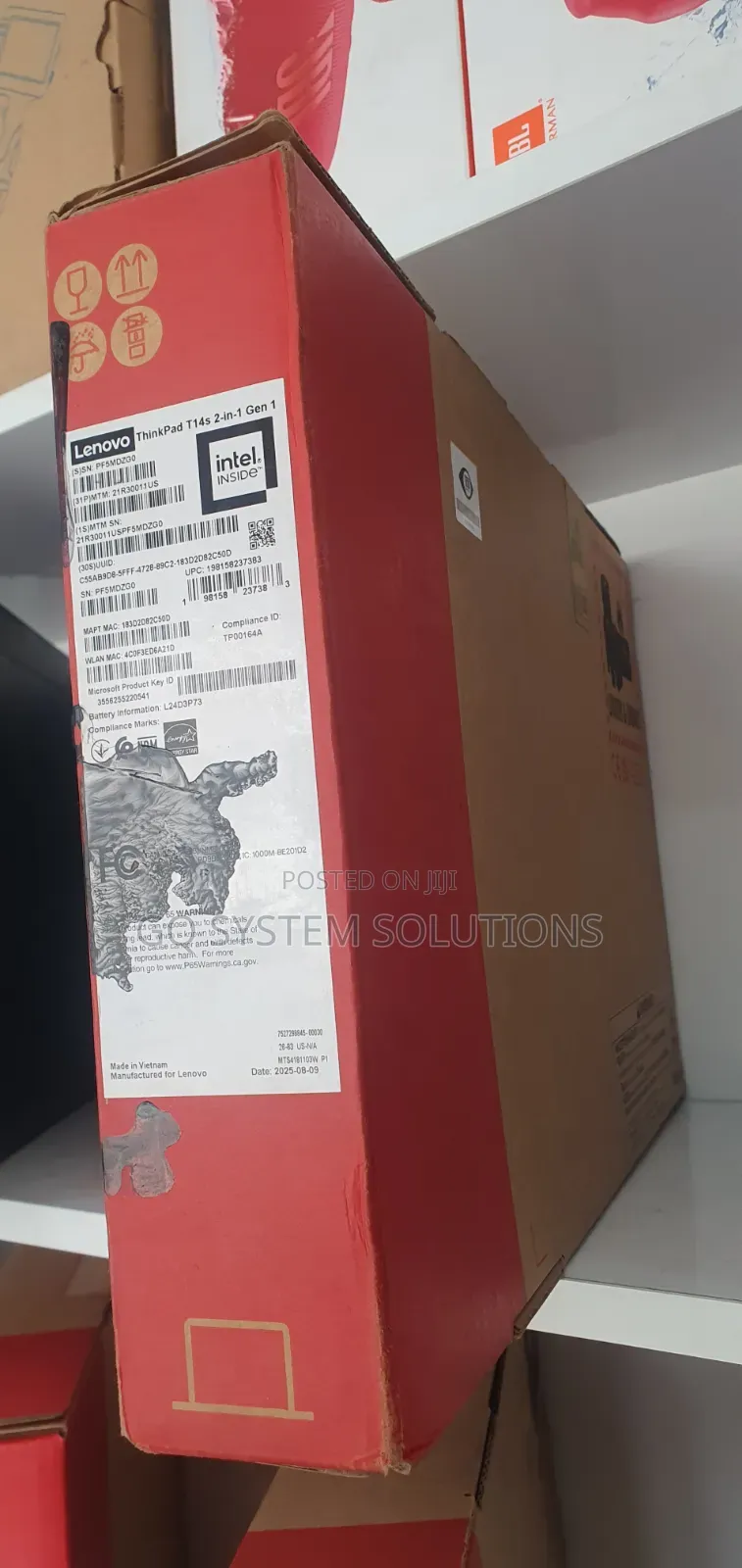 New Laptop Lenovo ThinkPad T14s Gen 1 16GB Intel Core Ultra 7 SSD 512GB