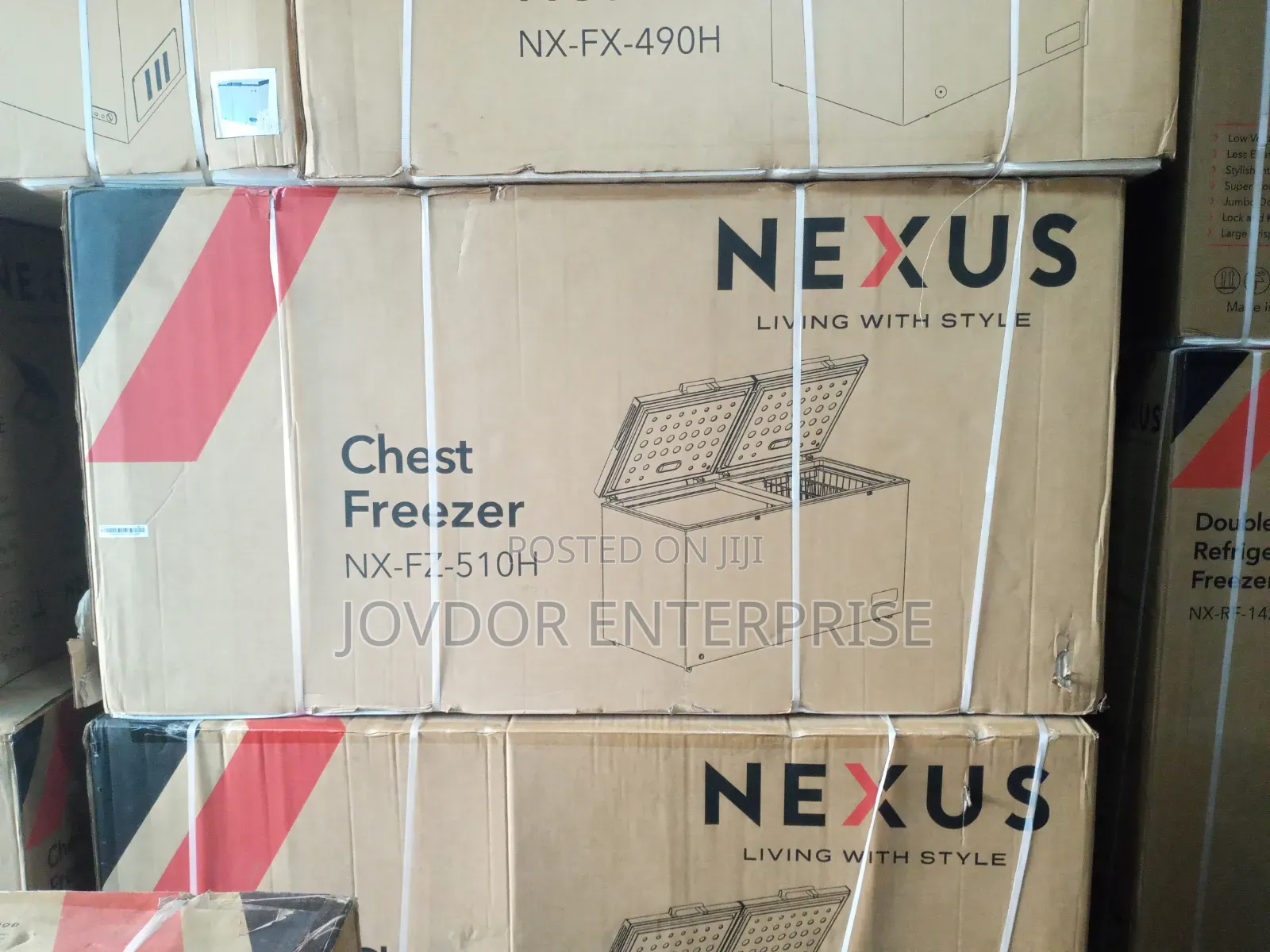 Nexus Double Door Chest Freezer (508litres)