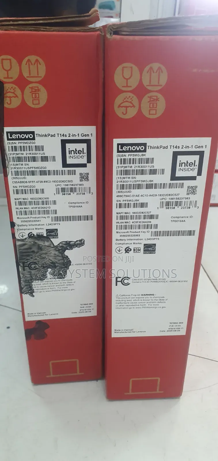 New Laptop Lenovo ThinkPad T14s Gen 1 16GB Intel Core Ultra 7 SSD 512GB