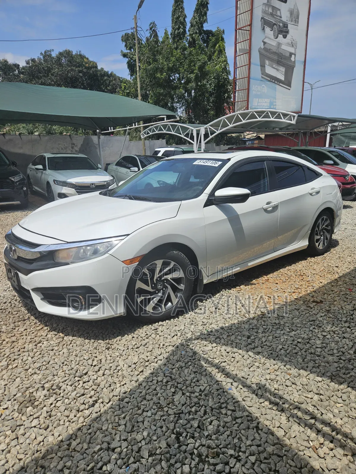 Honda Civic EX-T 4dr Sedan (1.5L 4cyl) 2016 White