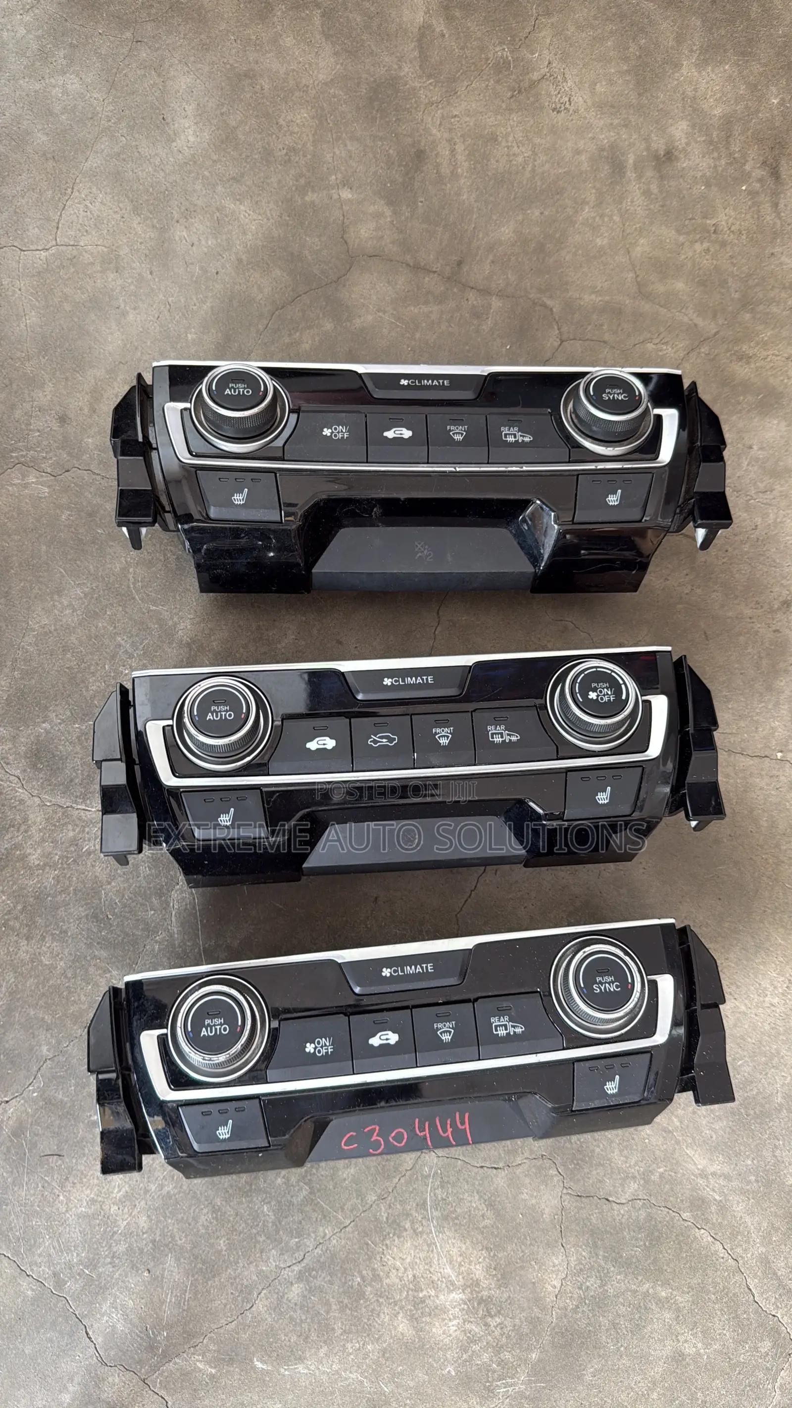 Civic 2017 Dashboard Center Climate Control