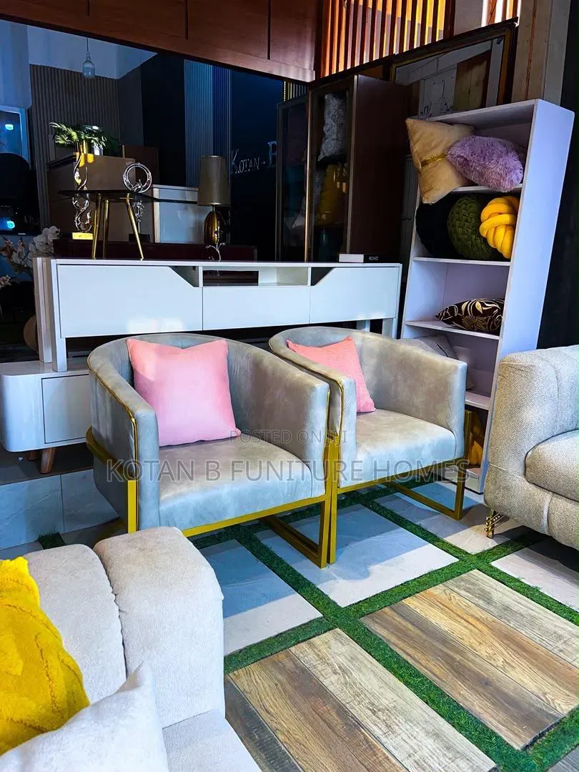 Luxe Gold Accent Chair