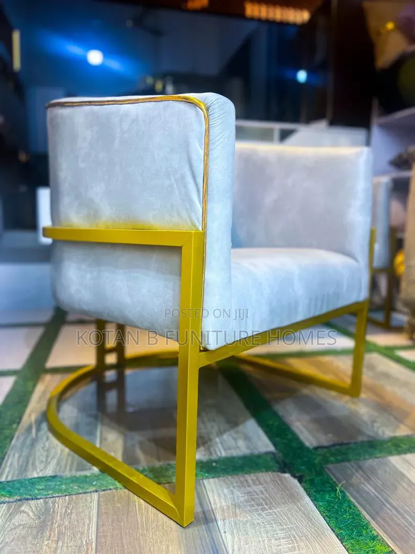 Luxe Gold Accent Chair