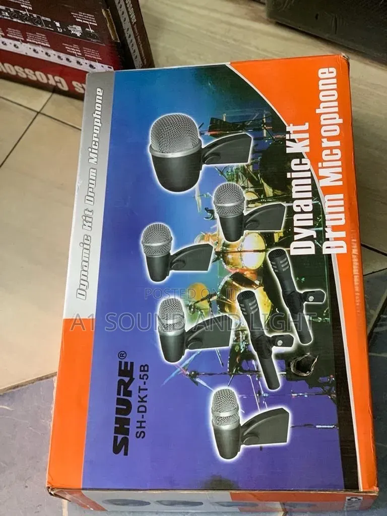 Shure SH-DKT-5B Dynamic Kit Drum Microphone Set