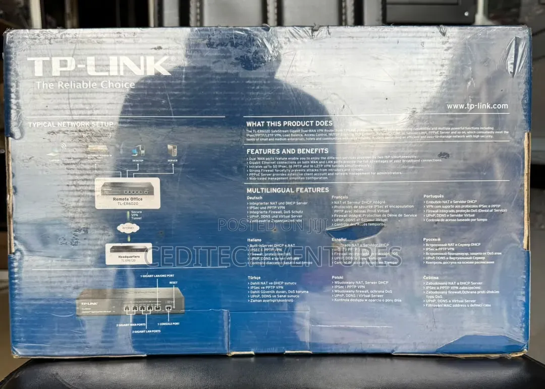 SafeStream Gigabit Dual Wan VPN Router
