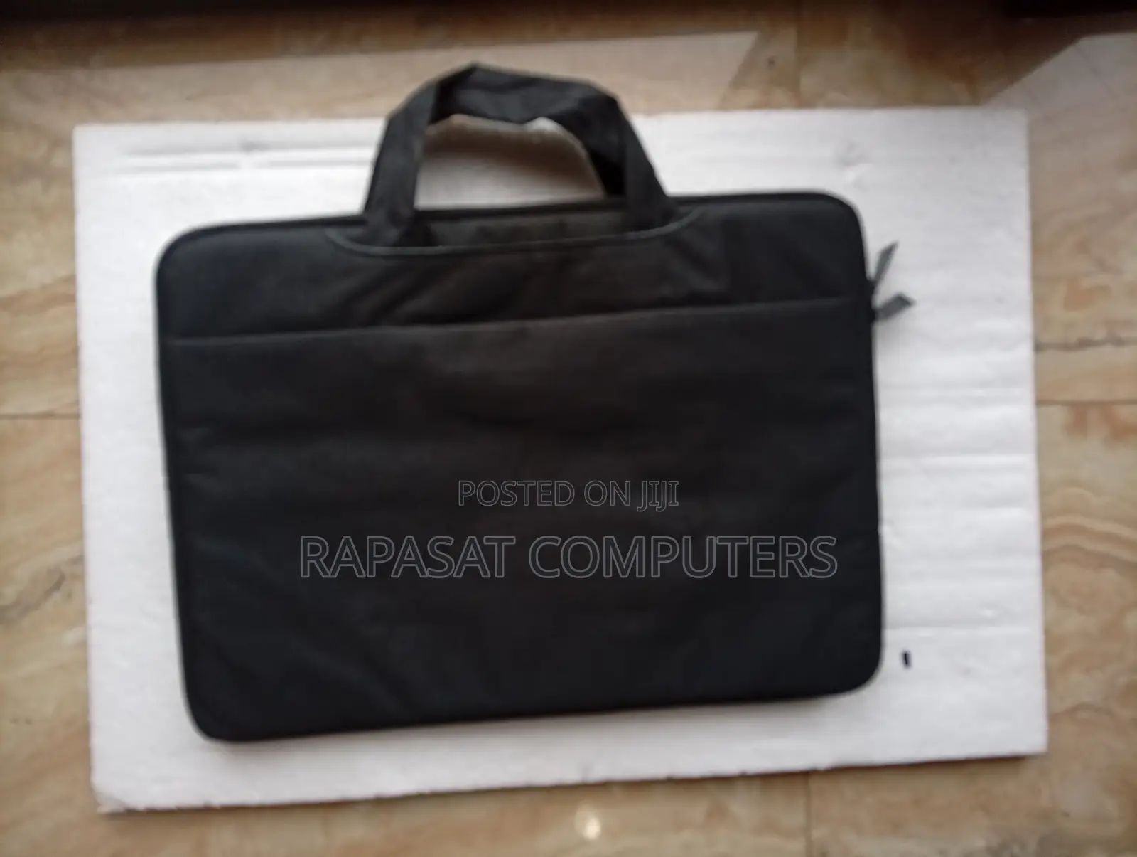 Laptop Sleeve Bag With Handle for 15.6'' and 14.0''(black 1 Side Zip