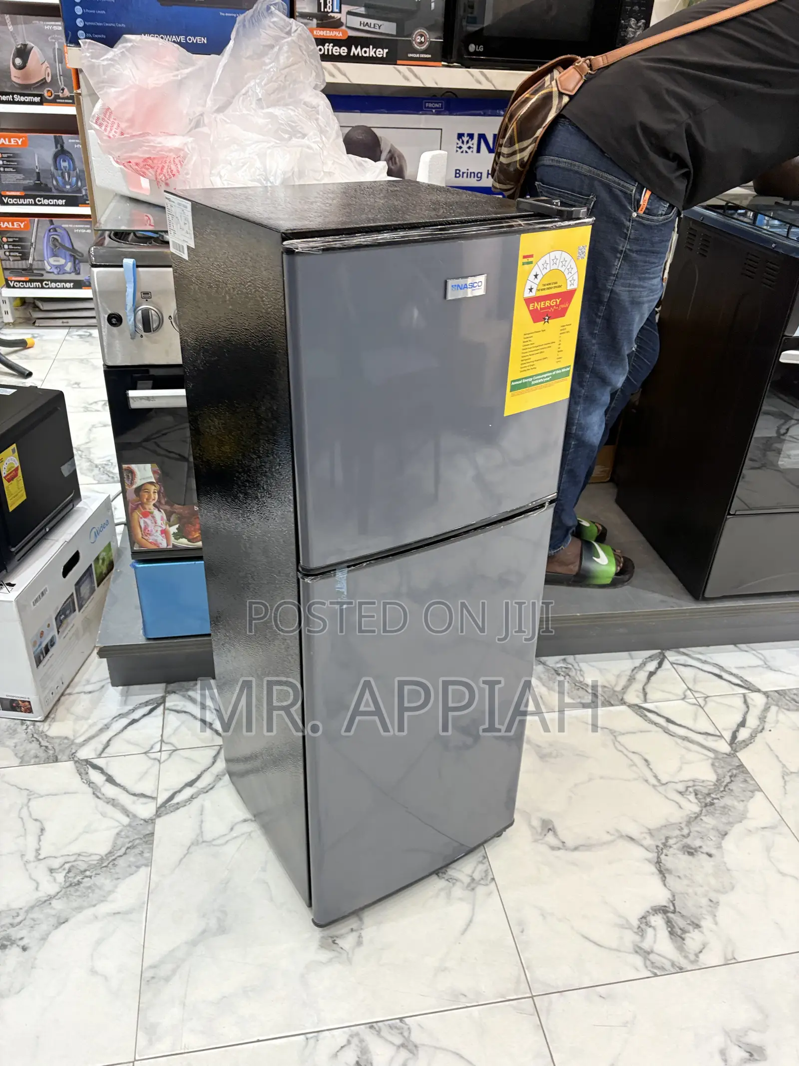 Super Adorable Nasco Double Door Fridge(Nasd2-13fl)112L