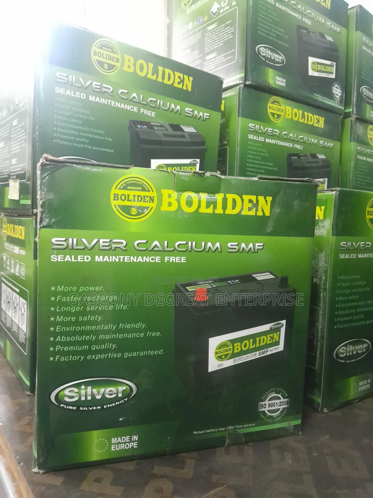 BOLIDEN-Battery 9 Plate 35Ah