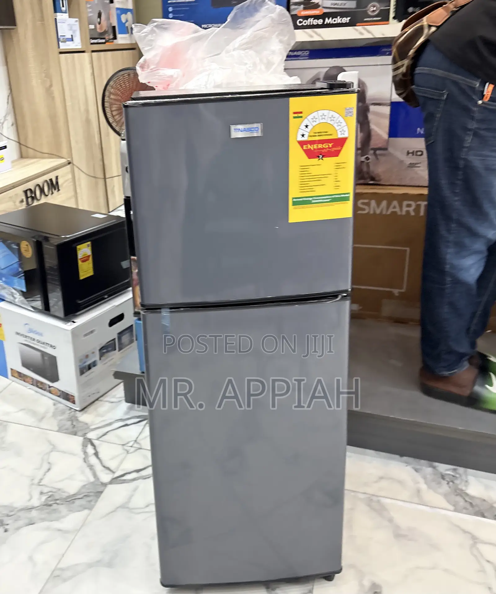 Extremely Cooling Nasco Nasd2-13fl Double Door Fridge(112L)