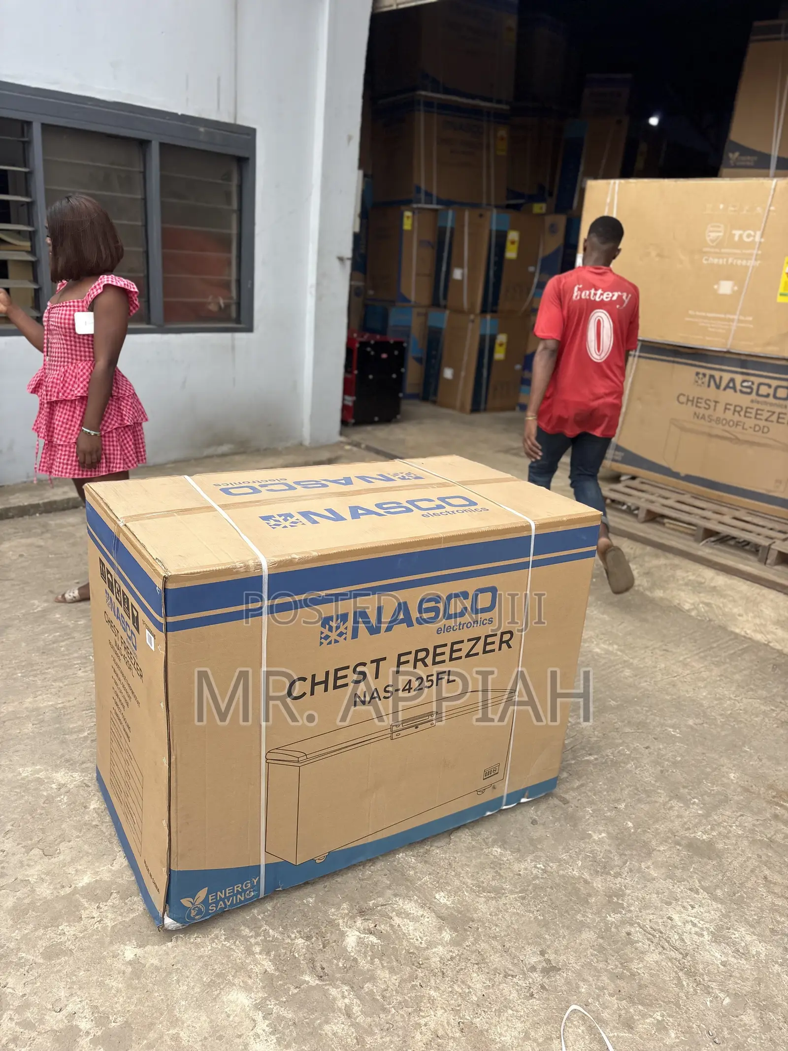 Extremely Quality Nasco 400L 1 Door Freezer(Nas475fl) Black