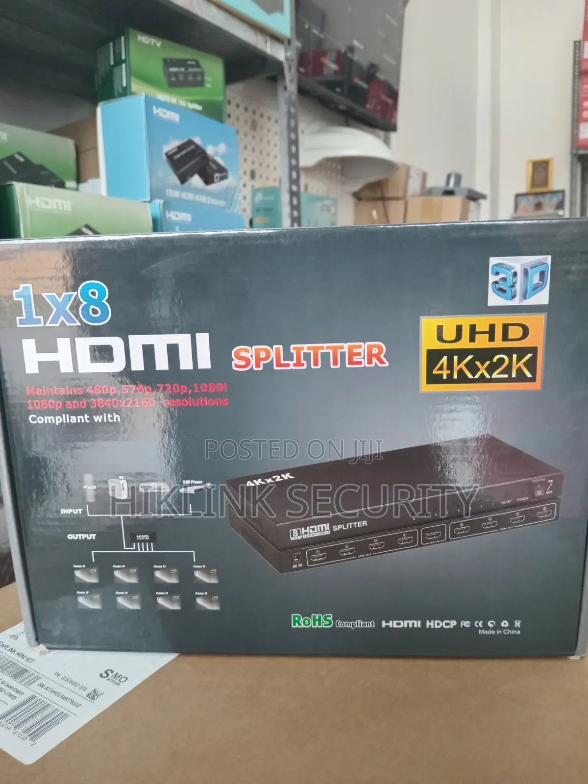 1×8 HDMi Spliter