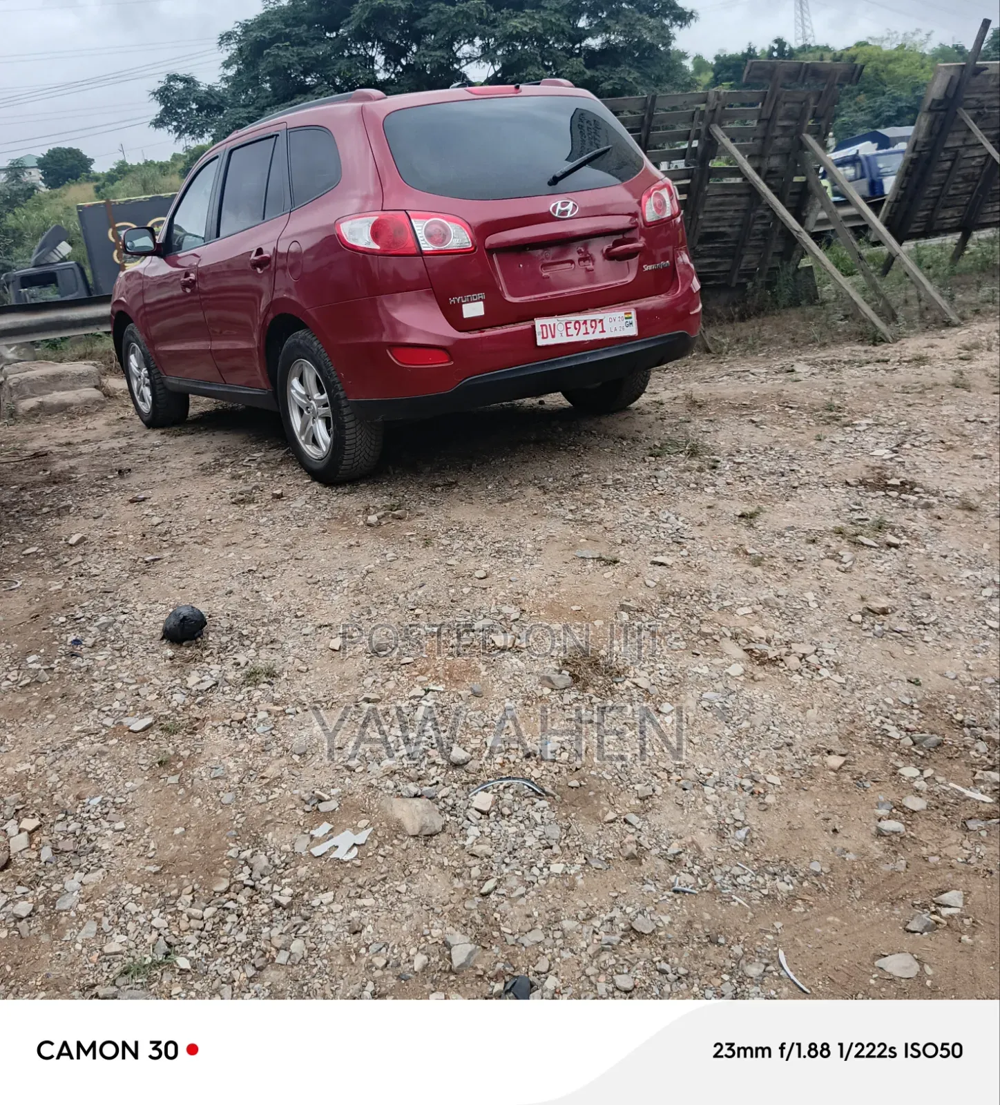 Hyundai Santa Fe 2018 Red