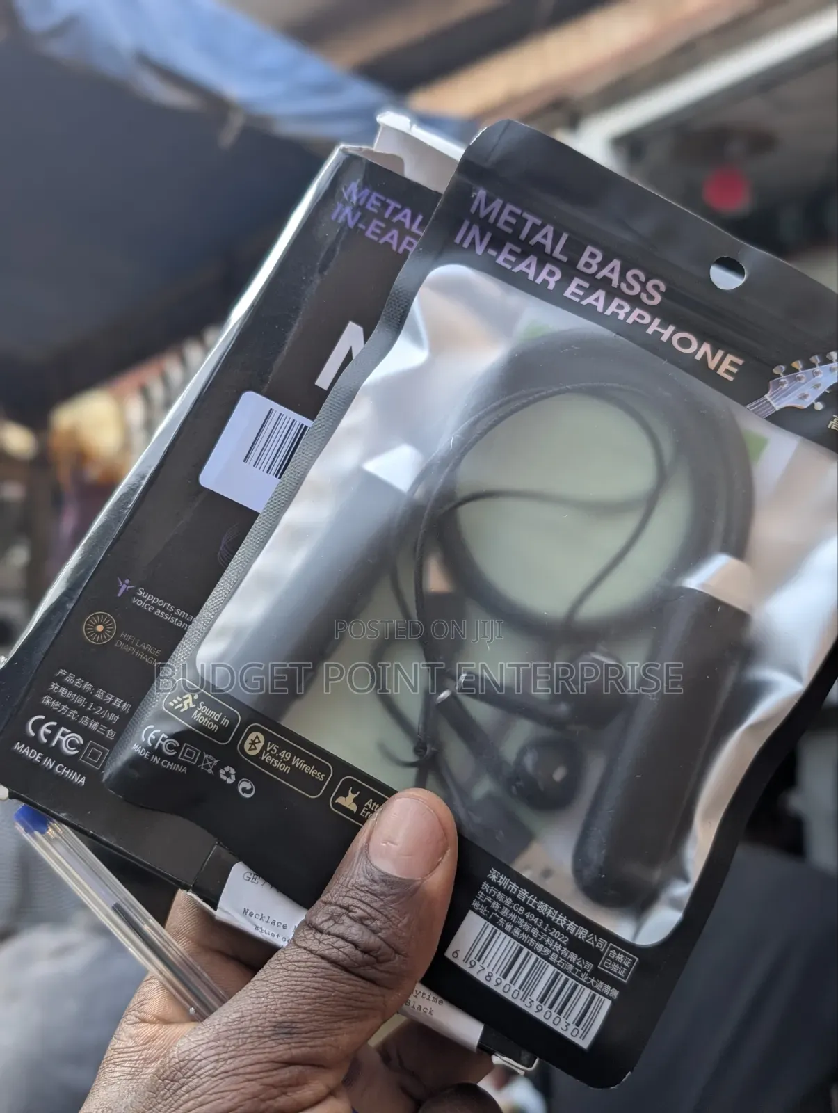 Neckband Earphone Wireless Bluetooth Headphone Extra Long Standby