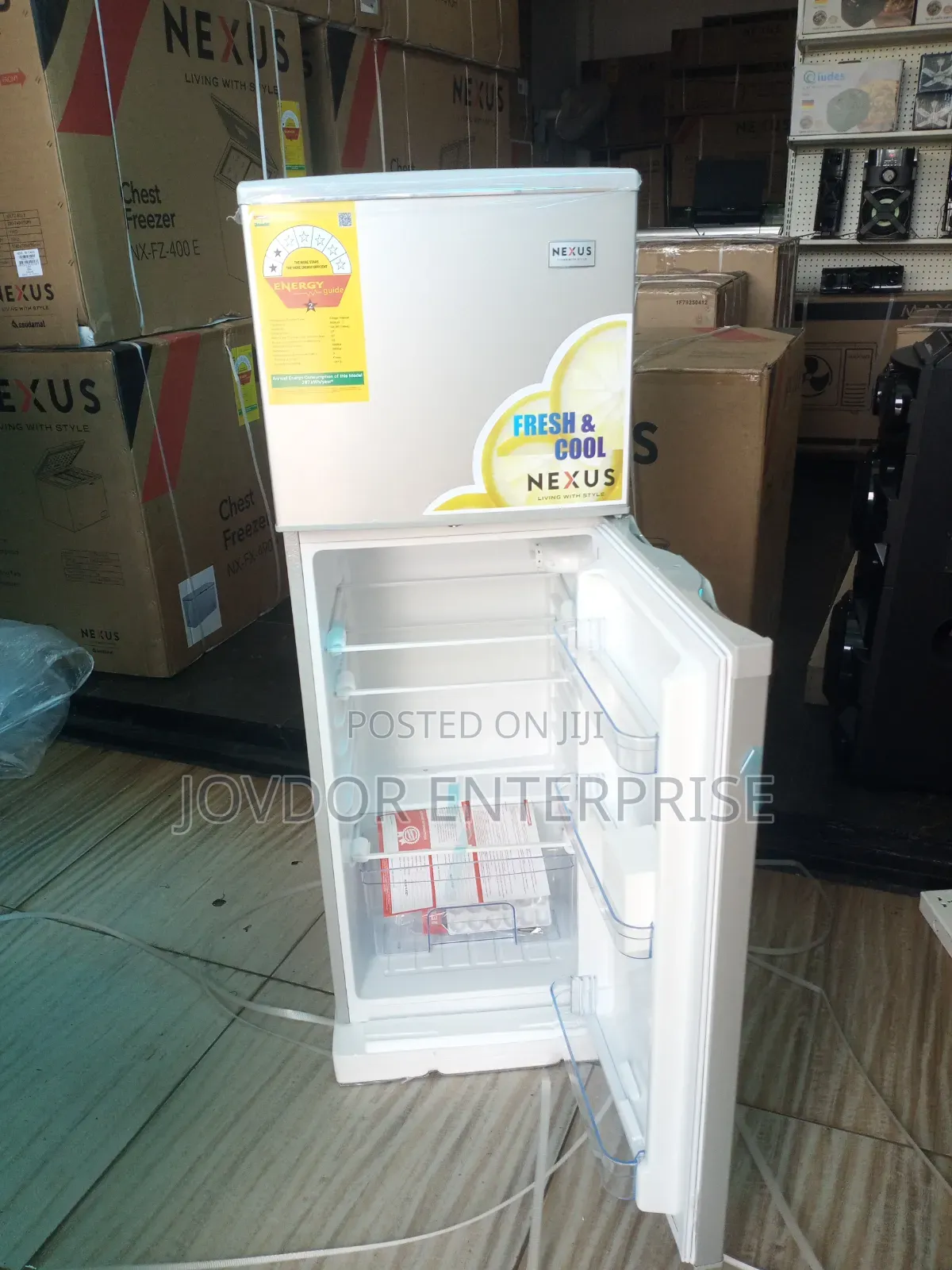 Nexus Double Door Fridge (138ltrs)