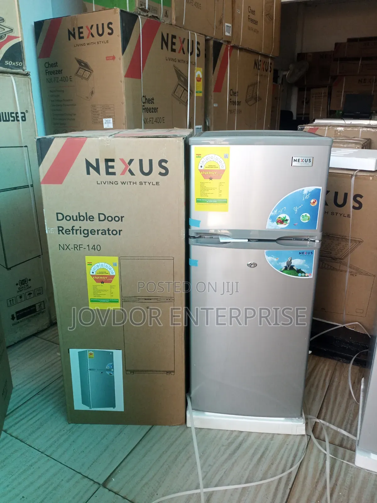 Nexus Double Door Fridge (118ltrs)